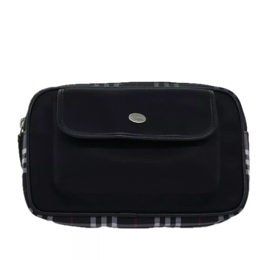 BURBERRY Nova Check Waist bag Nylon Black