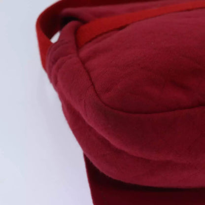 BURBERRY Shoulder Bag Canvas Red