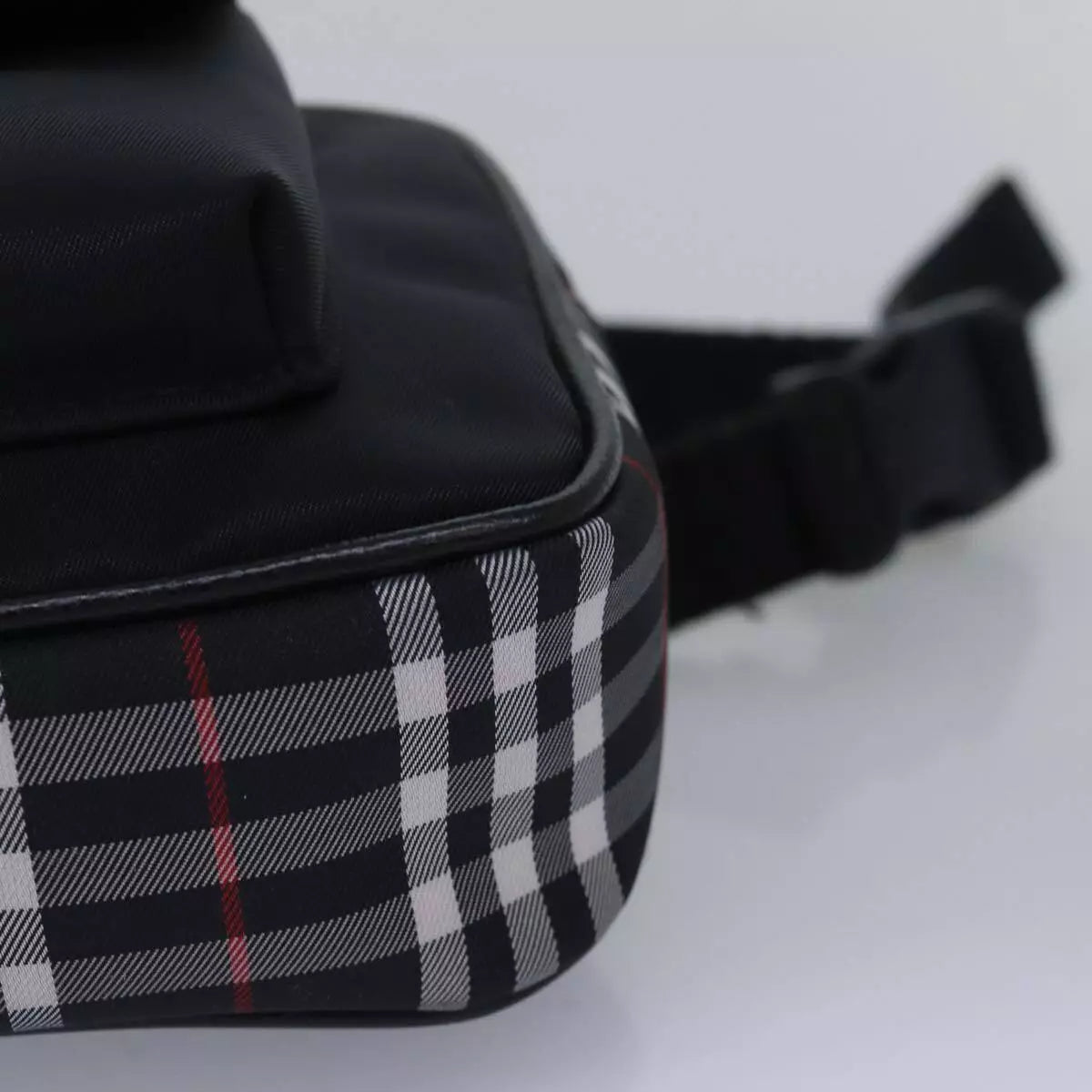 BURBERRY Nova Check Waist bag Nylon Black