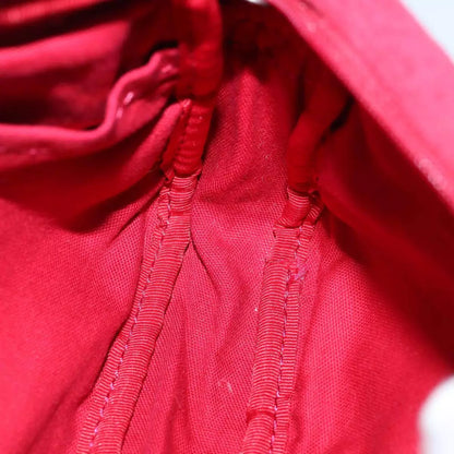 BURBERRY Shoulder Bag Canvas Red
