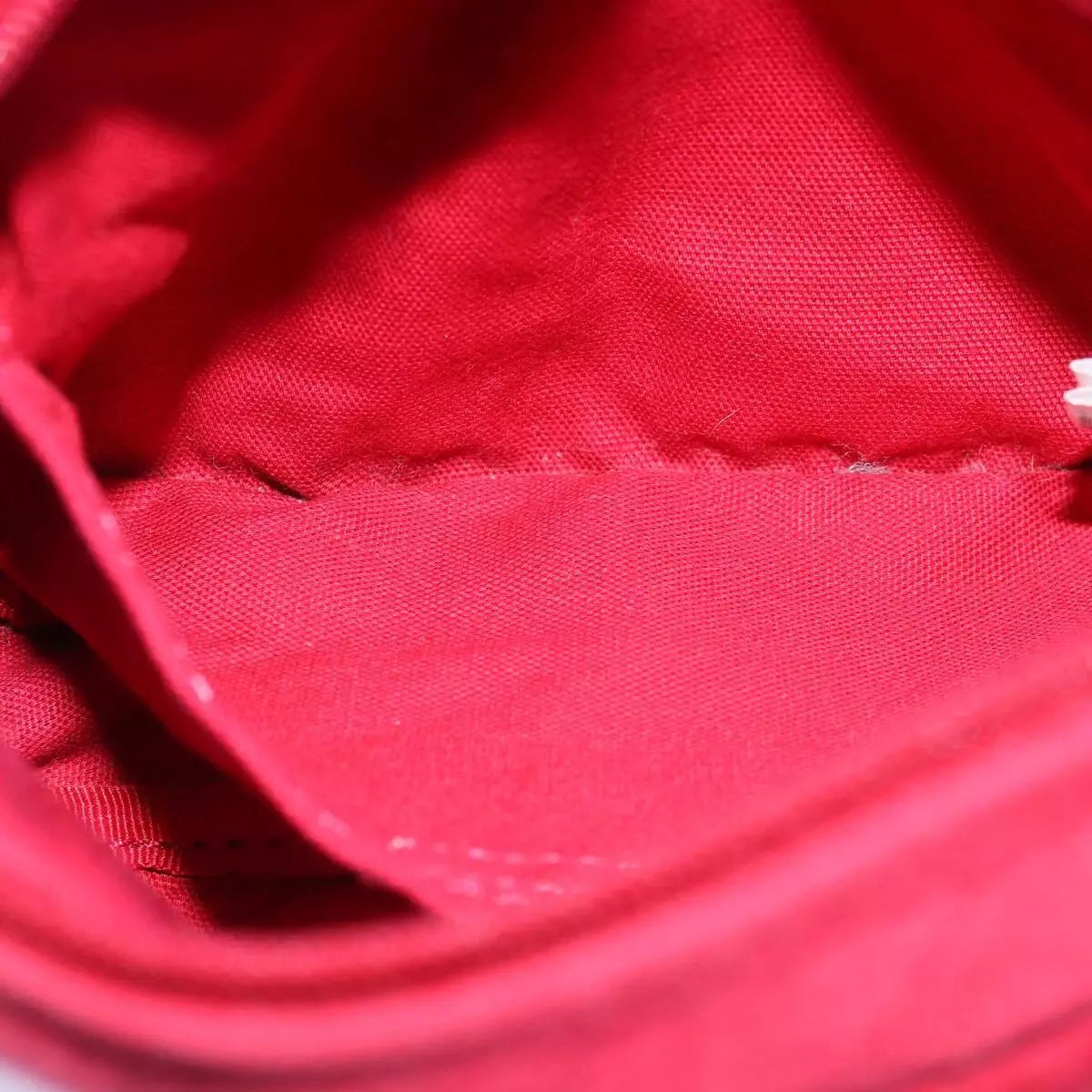 BURBERRY Shoulder Bag Canvas Red