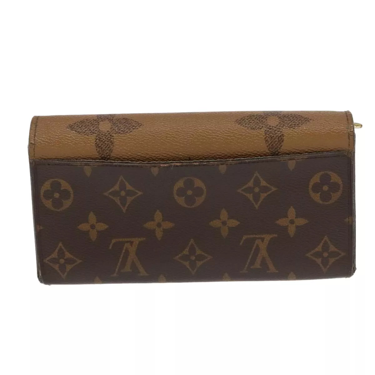 LOUIS VUITTON Monogram Reverse Giant Portefeuille Sarah Wallet