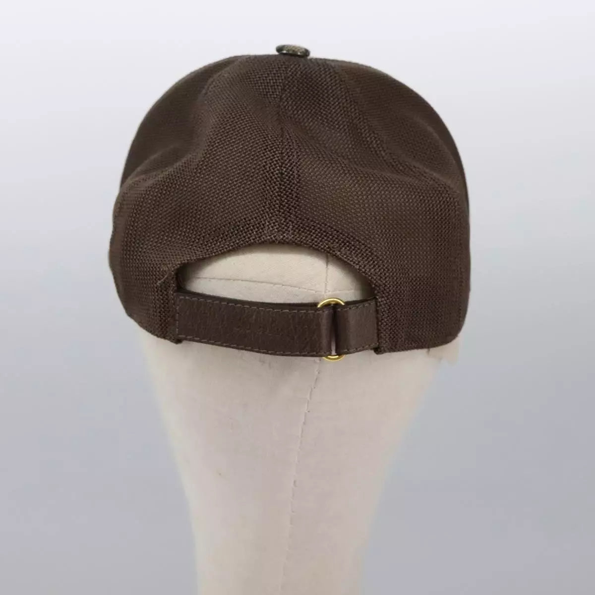 GUCCI GG Supreme Strawberry baseball Cap PVC XL Beige