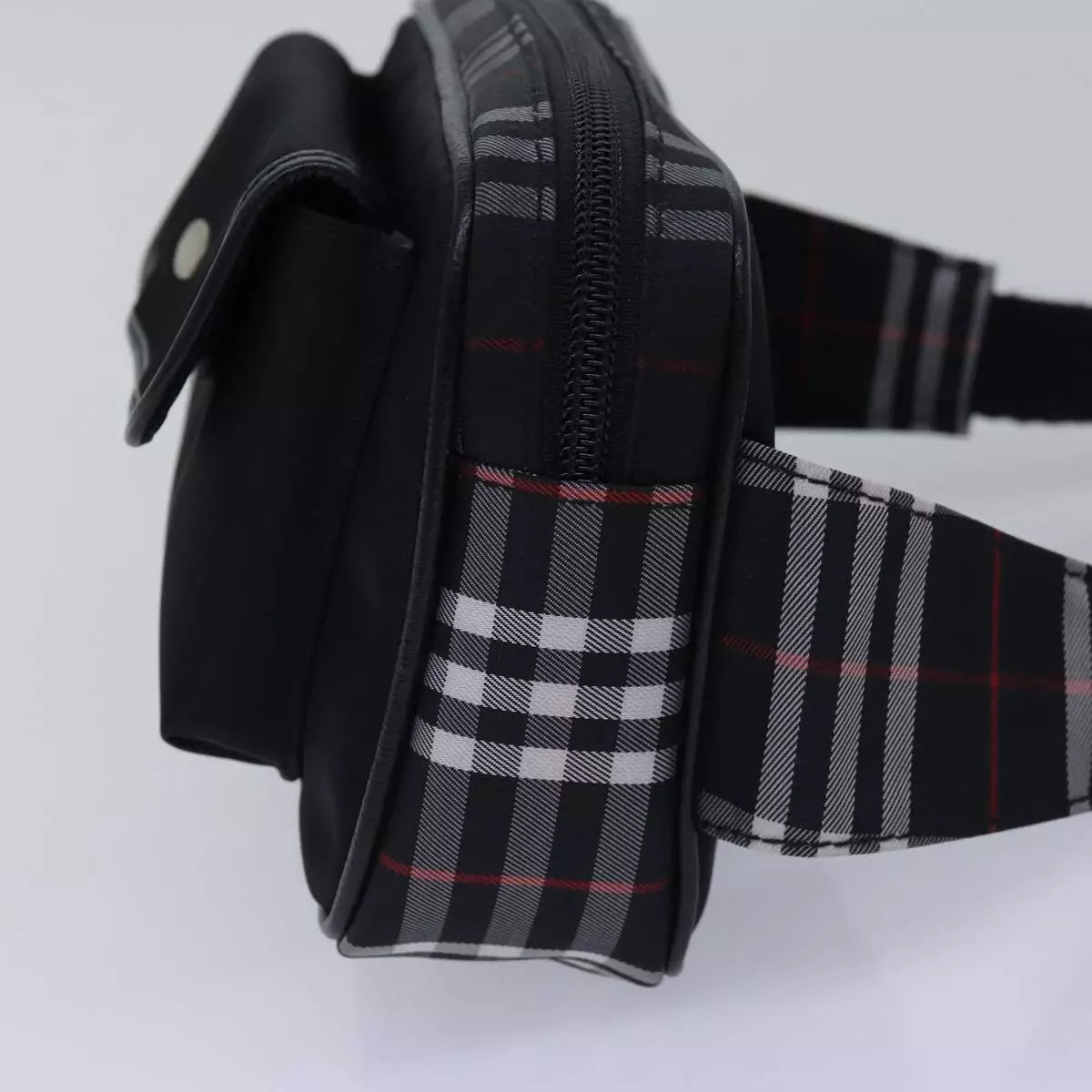 BURBERRY Nova Check Waist bag Nylon Black