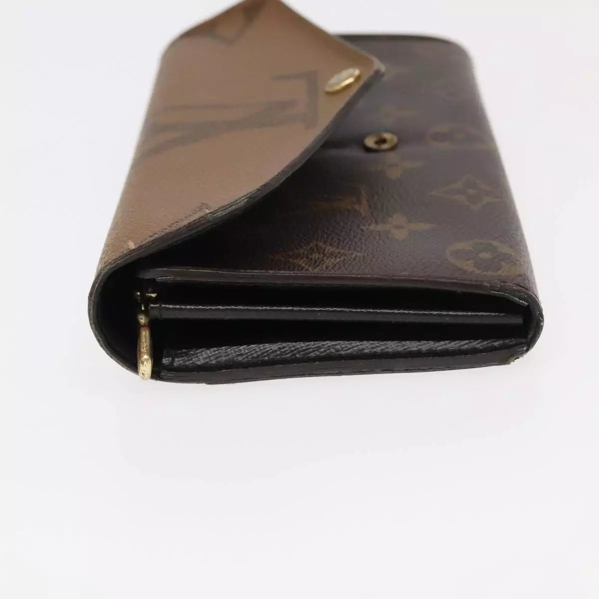 LOUIS VUITTON Monogram Reverse Giant Portefeuille Sarah Wallet