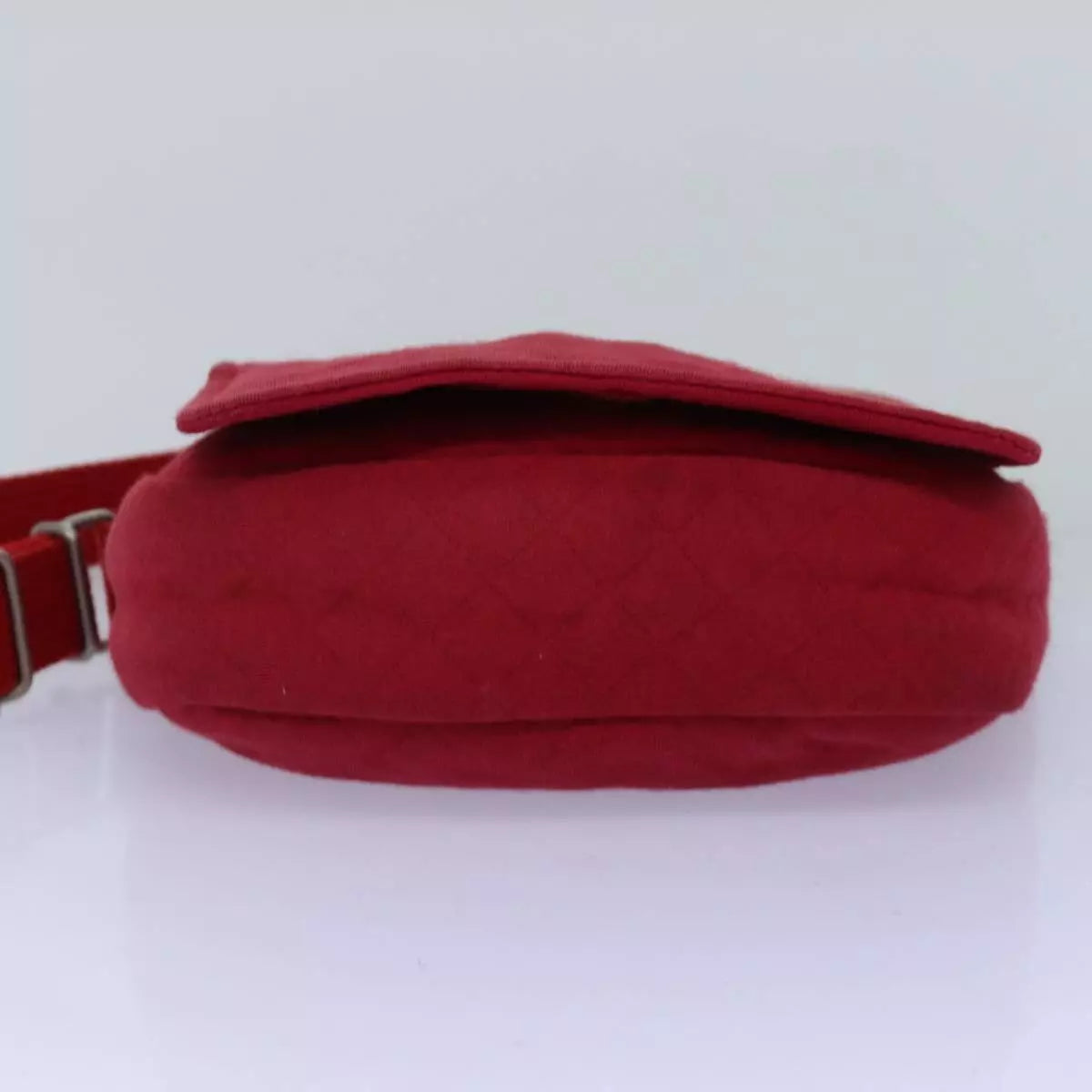 BURBERRY Shoulder Bag Canvas Red