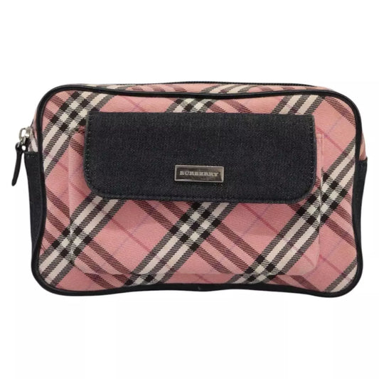 BURBERRY Nova Check Waist bag Canvas Pink